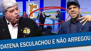 DATENA PARTE PRA CIMA DE PABLO MARÇAL DURANTE BATE BOCA EM DEBATE  PROVOCAÇÃO AO VIVO [upl. by Clement489]