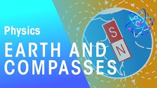 Earth and Compasses  Magnetism  Physics  FuseSchool [upl. by Imaon547]