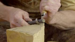 Swedish Knife Grip Sessions NO12 part 2 Honing and Stropping a Hook Knife [upl. by Ynnohj]