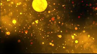 Beautiful Sparkle Particles Glitter Golden Bokeh Lights Dust 4k Motion Background [upl. by Mitinger]