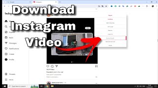 How to download instagram videos on PC [upl. by Etessil]