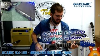 Acemic EX100 Wireless System  Guitar review [upl. by Enahsal]