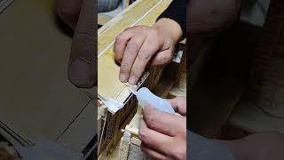 Wooden house model making process [upl. by Ahsekyt]