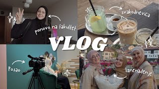 VLOG Iznenađenje za Naidu svakodnevne obaveze ponovo na fakultet [upl. by Normie]