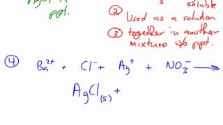 HC Precipitate Analysis Barium Chloride and Silver Nitrate [upl. by Darach757]