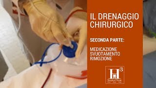 Come si rimuove un drenaggio 💉 drenaggi chirurgici parte 2 [upl. by Schnurr275]