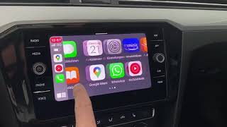 WIRELESS APP CONNECT  APPLE CARPLAY IM VW [upl. by Luella568]