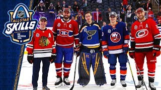 Best moments from the 2020 NHL AllStar Skills competition [upl. by Atikim]