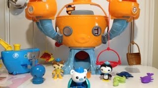 Octonauts Octopod Play Set Barnacles and Kwazaii Toys Video [upl. by Ennovi483]