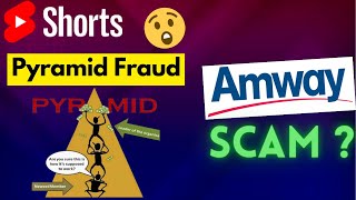 Amway Pyramid Fraud   Amway Scam Explained in Hindi   FarzijainShorts AmwayScam [upl. by Fagin]