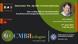 CCMB Biologue by John Mattick [upl. by Ladnyc]