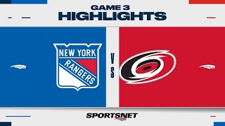 NHL Game 3 Highlights  Rangers vs Hurricanes  May 9 2024 [upl. by Albers901]