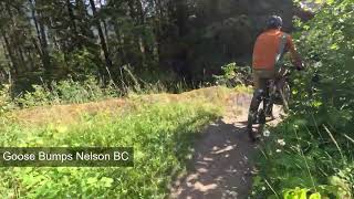 Mountain Biking Goose Bumps Part 5 Nelson BC Canada [upl. by Lasala]