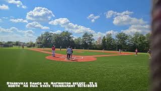 starkville Dawgs vs Mathiston select North ms fall state tournament 10524 [upl. by Ecinert277]