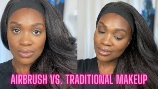 Airbrush vs Traditional Makeup Very Detailed Tutorial and Chat   Morgan Melanie [upl. by Ahsyle663]