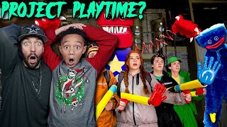 Project Playtime In Real Life shilohandbros REACTION [upl. by Refinnej865]