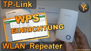 Schnelleinrichtung per WPS TPLink TLWA850RE  WLAN WiFi Repeater  80211n  300Mbit [upl. by Aiel]