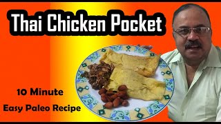 Thai chicken Pockets  10 Minute Easy Paleo Recipe  Simple Exercises  Tamil  Mr Belly [upl. by Yruama]