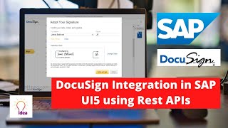 DocuSign Integration In SAP UI5 Using Rest API  SAP  DocuSign [upl. by Harhay993]