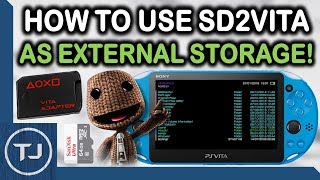 How To Use SD2Vita As External Storage UMA0 [upl. by Kirstin]