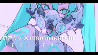 初音ミク ✕ HIROTO IKEUCHI ❥ speedpaint [upl. by Goddard]