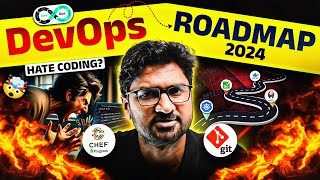 DevOps Roadmap 2024  How to become a DevOps Engineer 🤔🤔 [upl. by Brad]