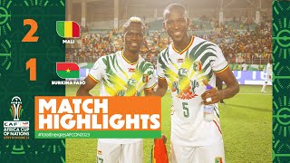 HIGHLIGHTS  Mali 🆚 Burkina Faso  TotalEnergiesAFCON2023  Round of 16 [upl. by Brothers]