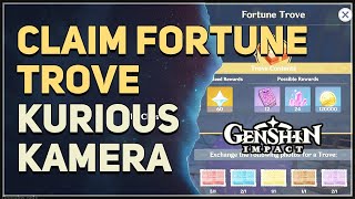 How to Claim Fortune Trove Genshin Impact Kurious Kamera [upl. by Aehsat]