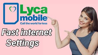 Lyca mobile data network Settings  lyca mobile 5G [upl. by Ihsoyim]