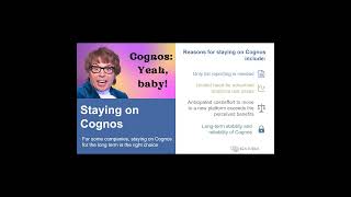 Why Stay on Cognos Maximize Your Cognos ROI [upl. by Gorrono]