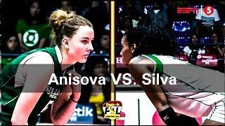 Dana Anisova VS Gyselle Silva showdown amp staredowns [upl. by Neuburger]