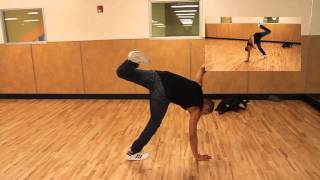 How to do a 1990 spin 90 breakdance tutorial [upl. by Rrats]