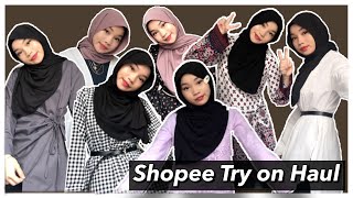 BEST AFFORDABLE SHOPEE TRY ON HAUL  RM500 ZANZEA CLOTHING HAUL [upl. by Eldnik]