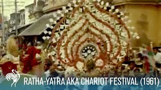 RathaYatra aka Chariot Festival Jagannath 1961  British Pathé [upl. by Eldrida726]