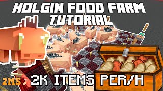 Hoglin Food Farm  Minecraft 119 [upl. by Ikoek]