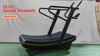 Ultimate Gym Experience HighPerformance Curved Treadmill  Ideal for Commercial and Home Gyms [upl. by Earvin]