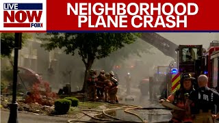 BREAKING plane crashes into Oregon neighborhood  LiveNOW from FOX [upl. by Norat]