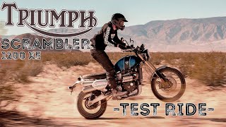 TEST RIDE Triumph Scrambler 1200xe 2020 [upl. by Lance]