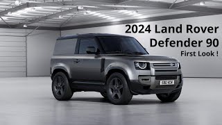 2024 Land Rover Defender 90  First Look [upl. by Ellehcor]