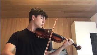 Rieding violin concerto in b minor  7 months beginner violin progress  self taught [upl. by Carmelina]