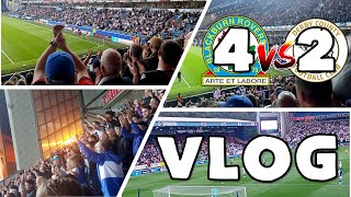 BLACKBURN ROVERS 4 DERBY COUNTY 2  VLOG [upl. by Cirnek]