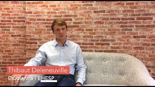 Thibaut élève de lEHESP en stage chez HOSPIMEDIA [upl. by Afatsum15]