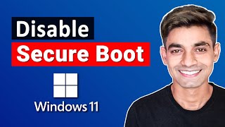 How to Disable Secure Boot in Windows 11  Turn Off Secure Boot [upl. by Sualkcin]