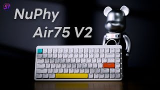 รีวิว NuPhy Air75 V2  The Best Low Profile Keyboard for Mac User [upl. by Ahsenet]