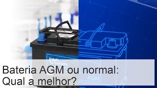 Bateria AGM vs bateria standard Qual é a melhor para o seu carro  Auto 24 factsheets [upl. by Schnapp]