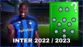 🚨 INTER formazione 20222023 probabile con i nuovi acquisti e futuri forse [upl. by Frissell912]