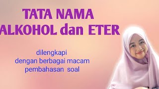 Tata nama Alkohol dan Eter [upl. by Timmie]