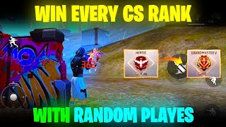 How To Win Every CS Rank With Random Players  Clash Squad Ranked Tips and Tricks  Free Fire [upl. by Lynd611]