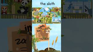 learn about the zoo animals the sloth with fun animal facts [upl. by Shellie]