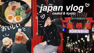 JAPAN VLOG OSAKA amp KYOTO  good food in dotonbori shopping miffy store fun in arashiyama [upl. by Maryn]